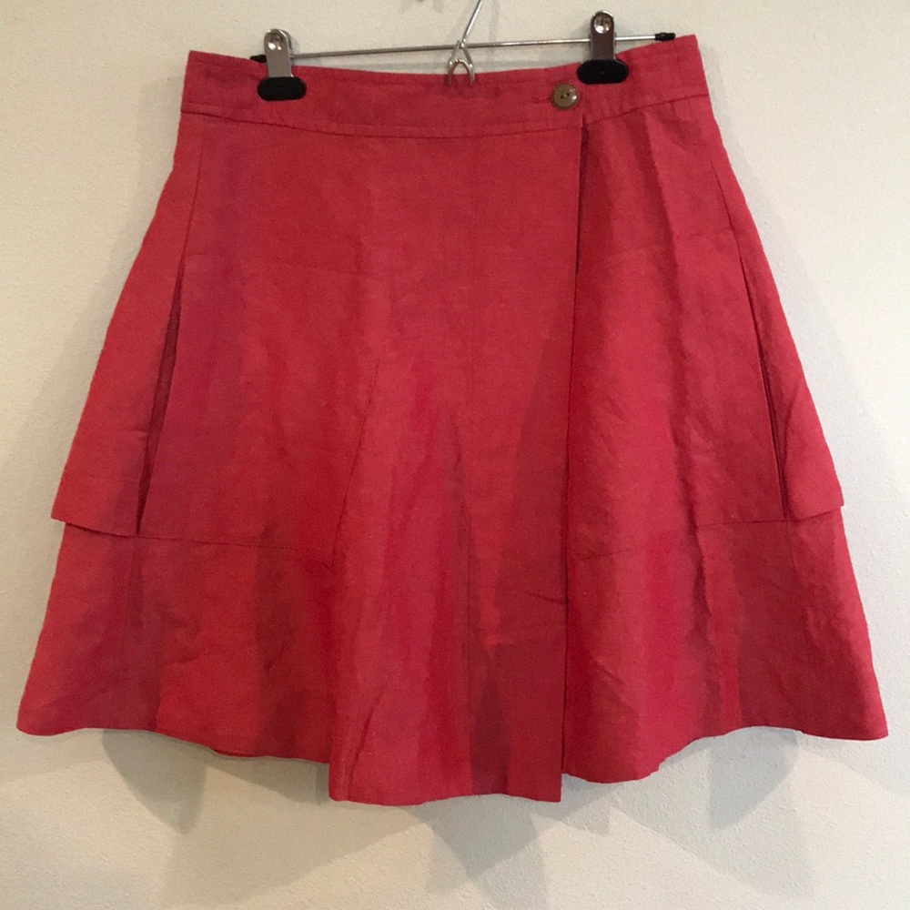 Anthropologie wrap skirt sz 12